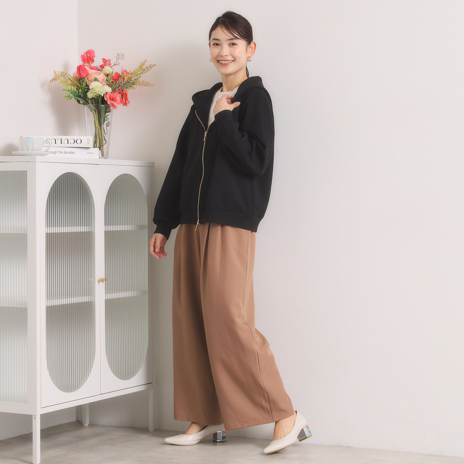 ITS&rsquo;DEMO「【花粉防止／洗濯機OK】ダンボールパーカー」|パーカー|