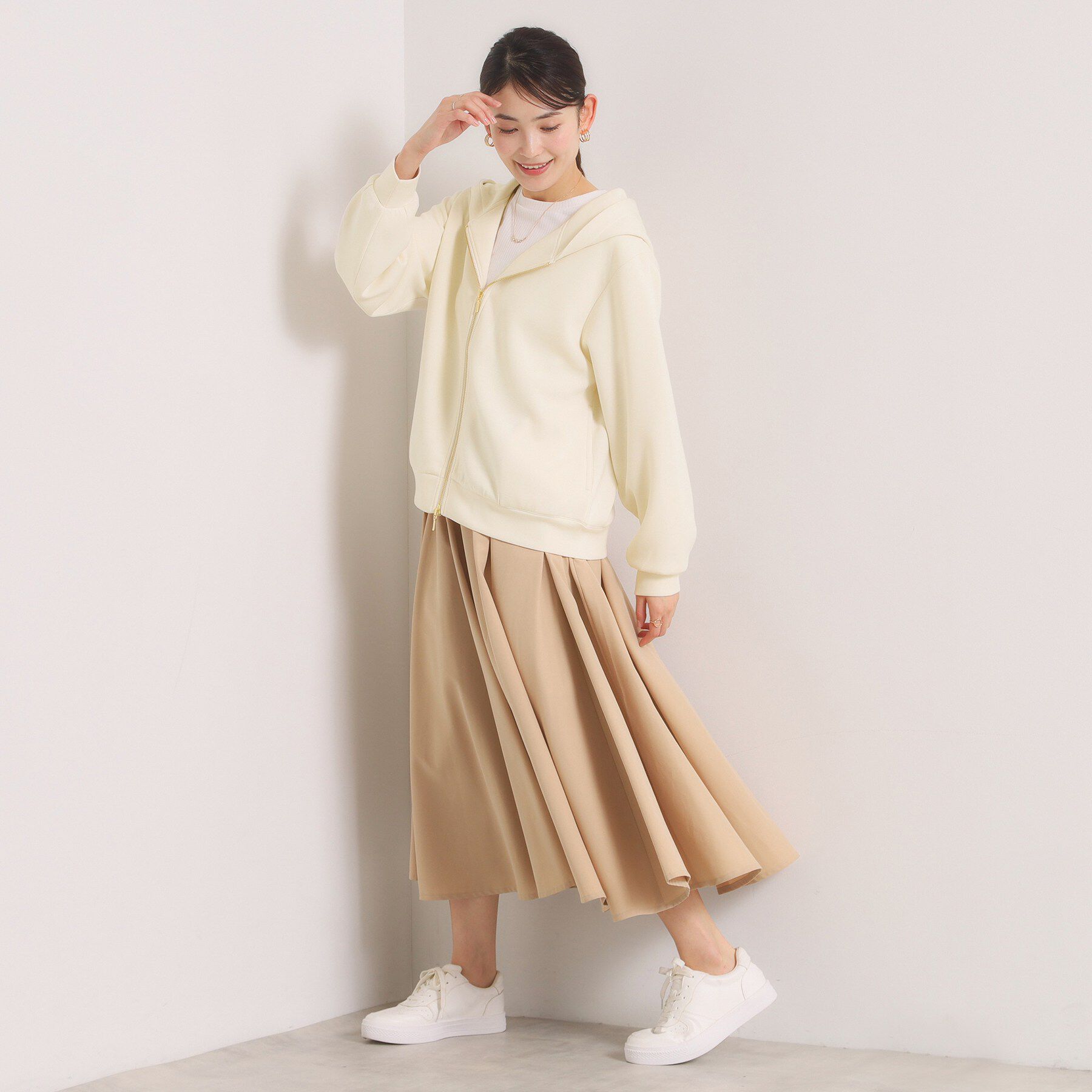 ITS&rsquo;DEMO「【花粉防止／洗濯機OK】ダンボールパーカー」|パーカー|