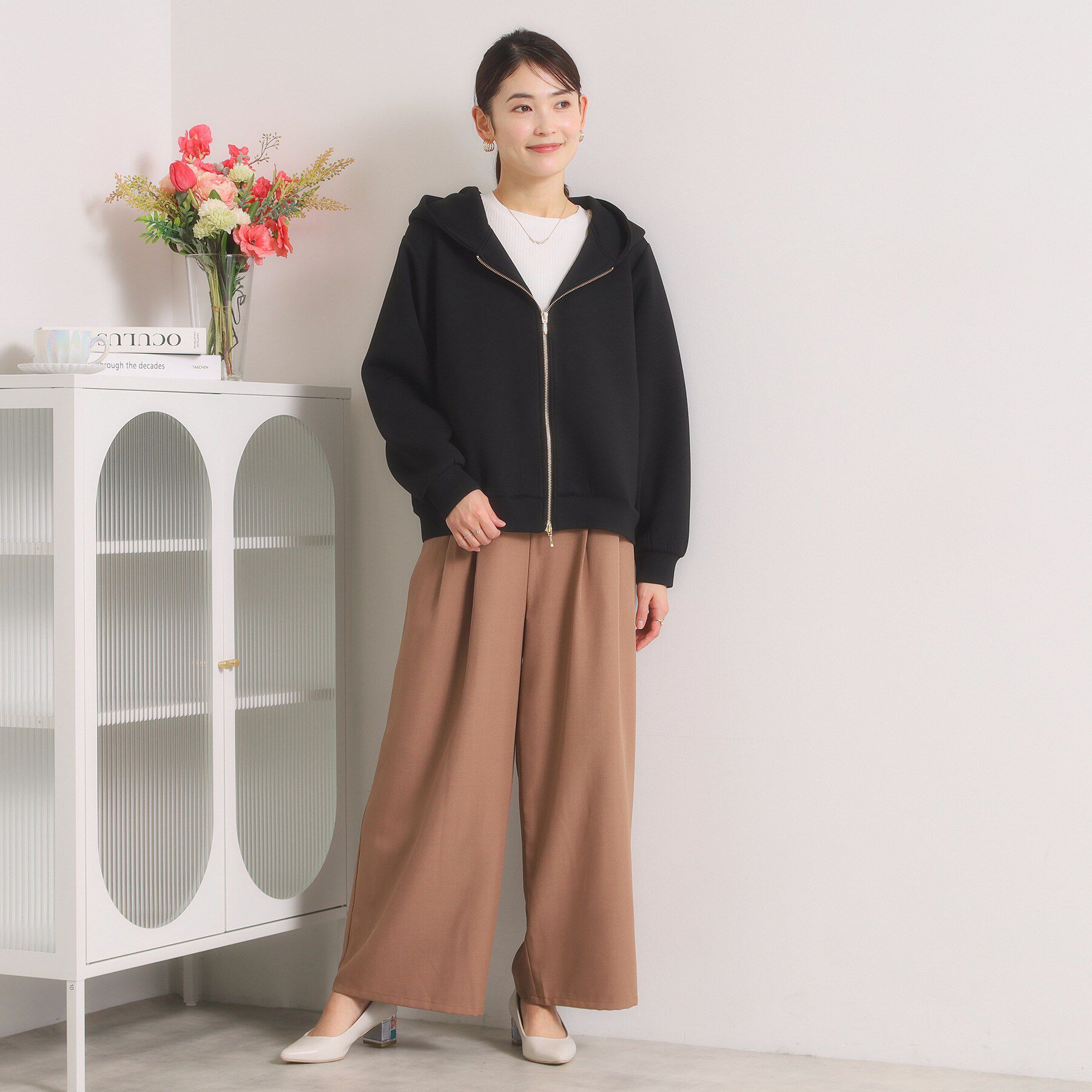 ITS&rsquo;DEMO「【花粉防止／洗濯機OK】ダンボールパーカー」|パーカー|