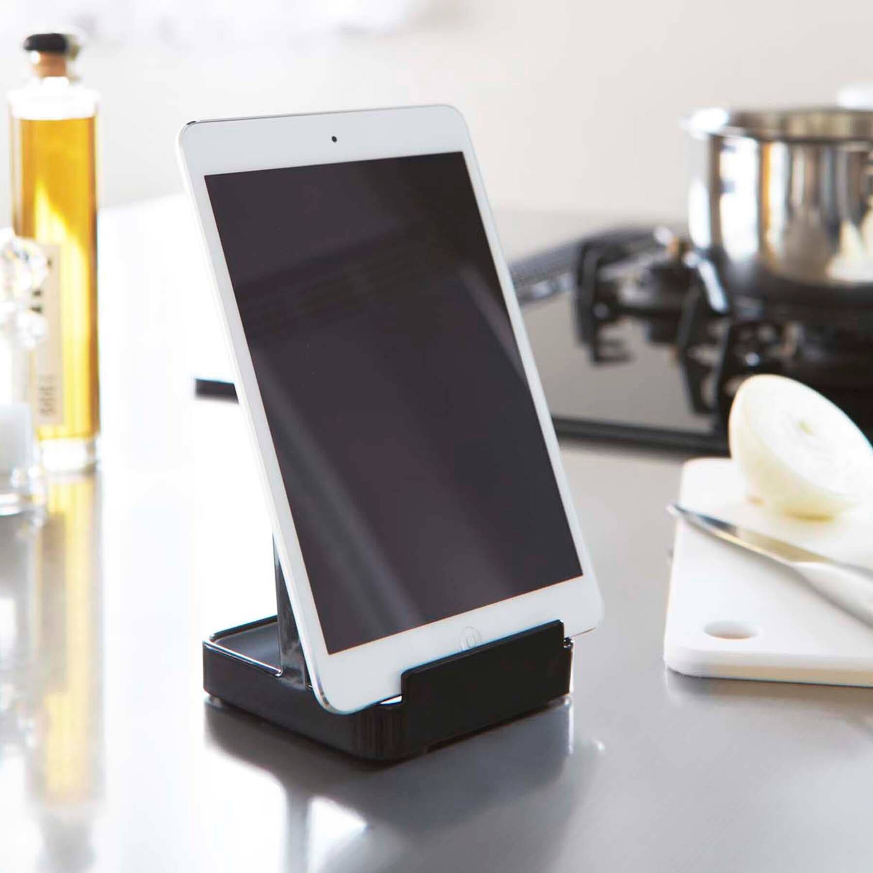 212 KITCHEN STORE「お玉&鍋フタスタンド BK 山崎実業 ＜tower タワー＞」|食器・キッチングッズ|