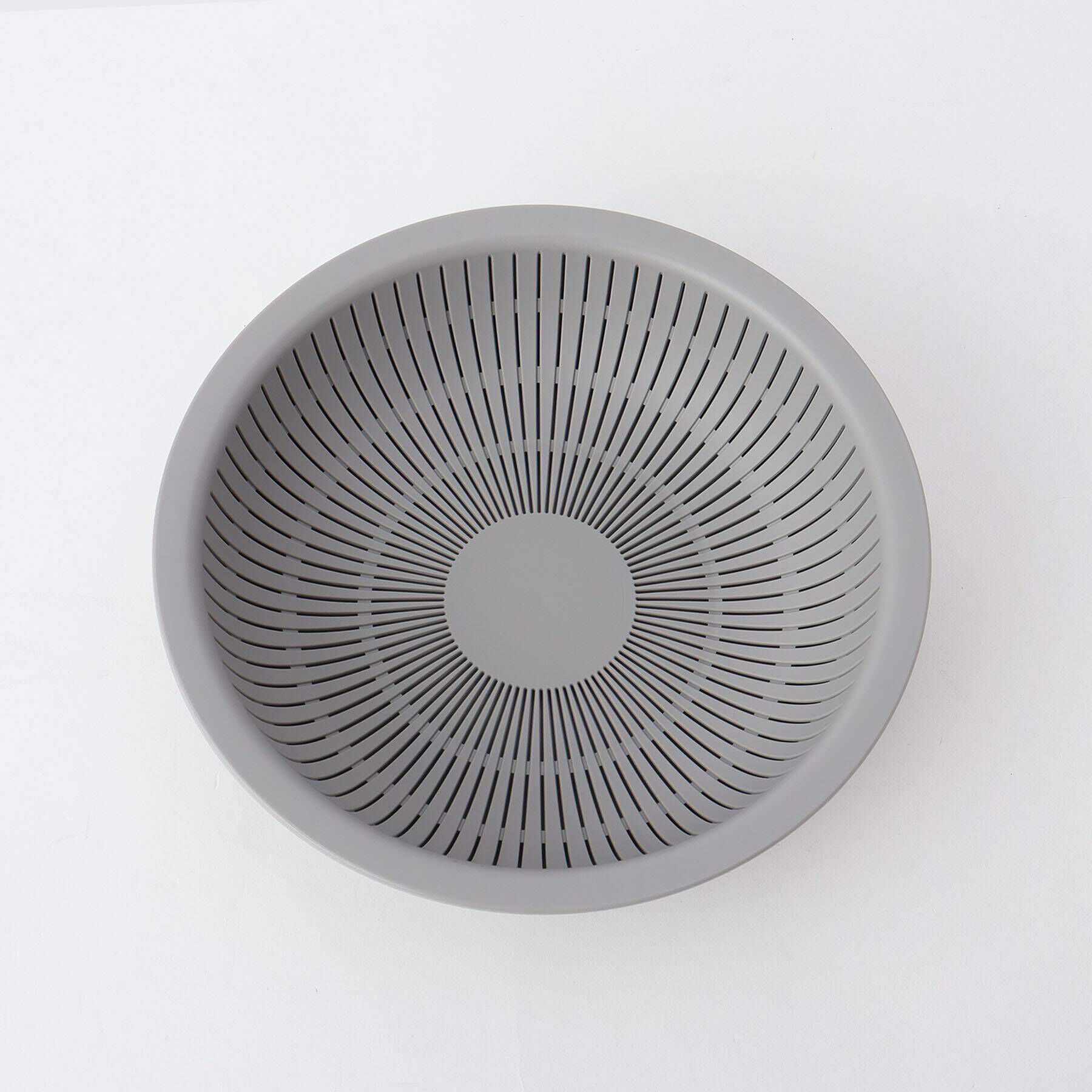 212 KITCHEN STORE「米とぎにも使えるザルとボール浅 GY ＜like-it ライクイット＞」|食器・キッチングッズ|