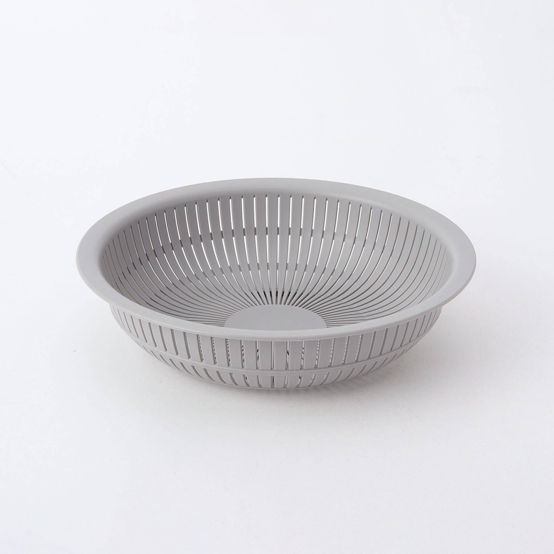 212 KITCHEN STORE「米とぎにも使えるザルとボール浅 GY ＜like-it ライクイット＞」|食器・キッチングッズ|