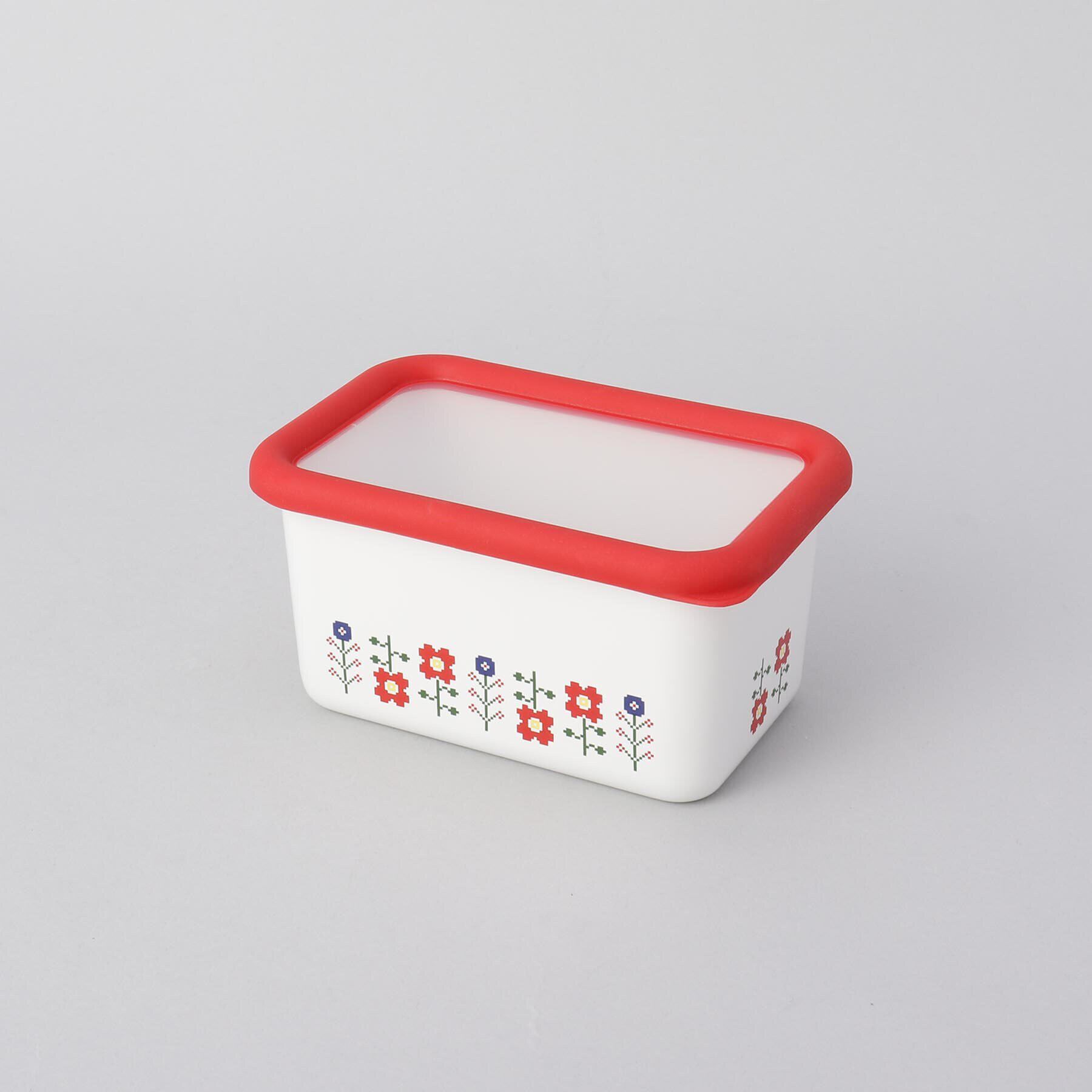 212 KITCHEN STORE「ミーサ深型角容器Ｓ RD ＜富士ホーロー ＞」|食器・キッチングッズ|その他