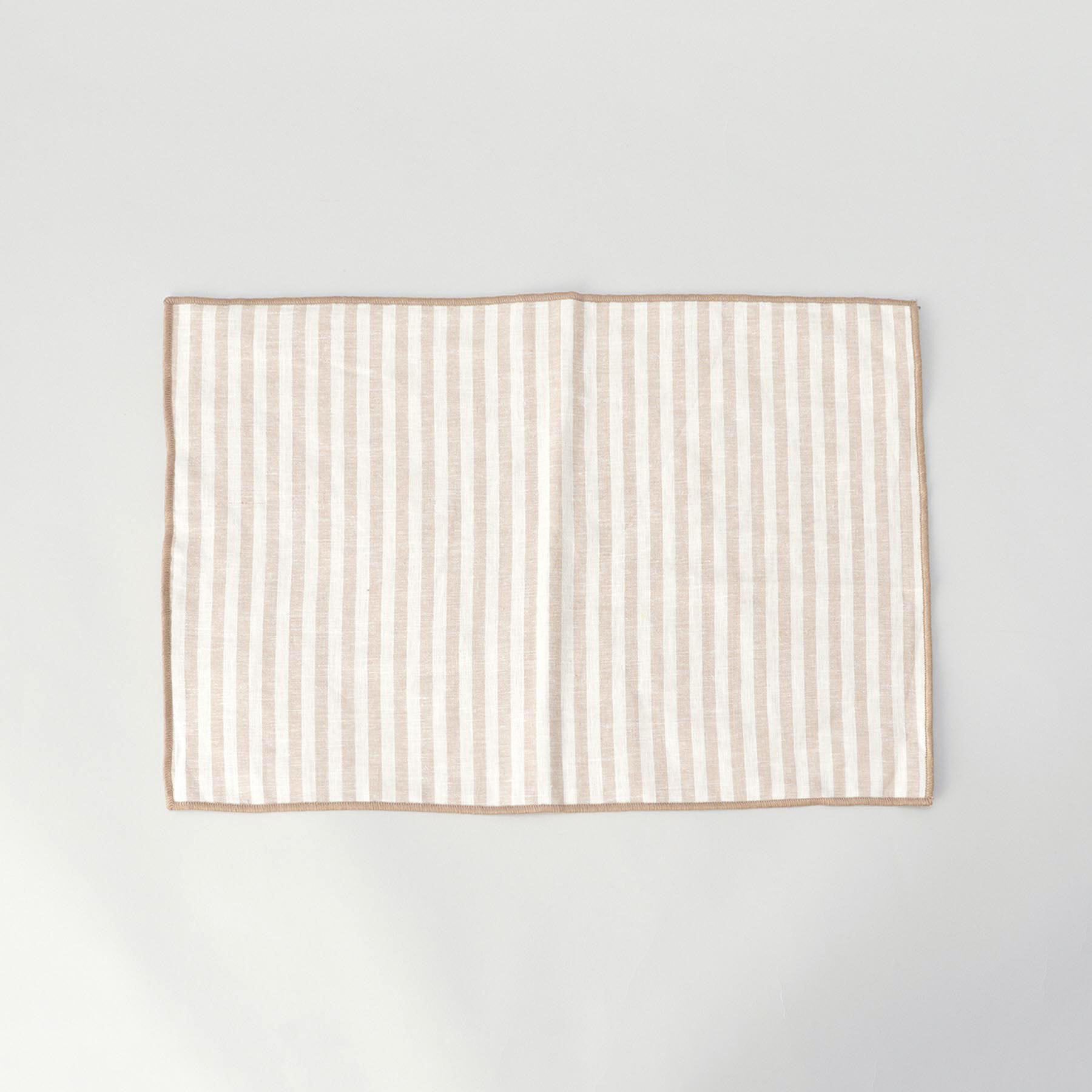 212 KITCHEN STORE「ブロックストライプ リネンコットン プレースマット NT ＜212Kオリジナル ＞」|食器・キッチングッズ|その他