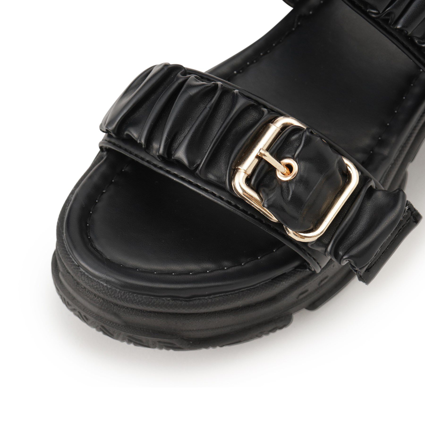 csT&P「厚底クシュクシュベルトスポサン」|サンダル|