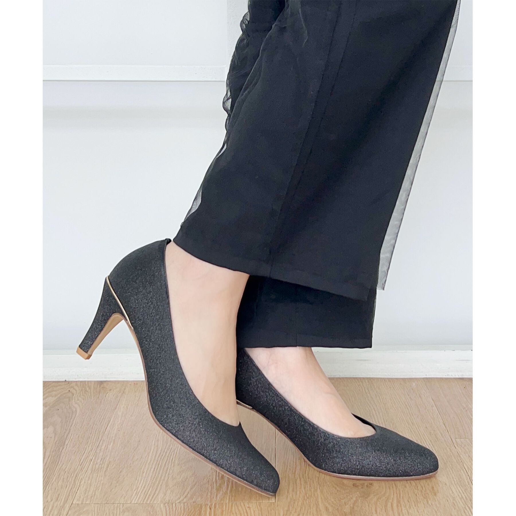 ESPERANZA「【12時間パンプス】約7.5㎝／アソート素材　歩きやすくて疲れにくい」|パンプス|