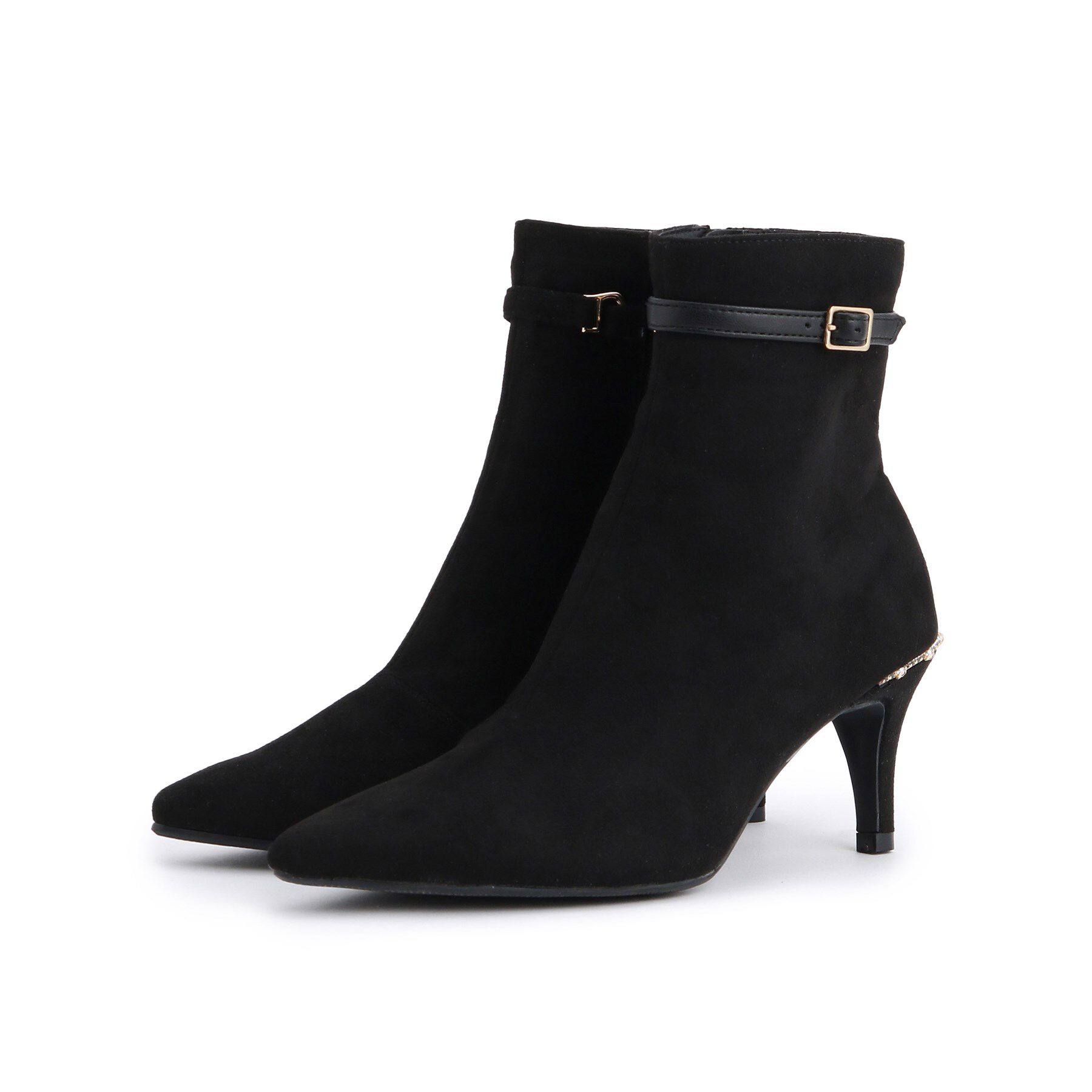 ESPERANZA「ジュエルヒールショートブーツ」|ショートブーツ|