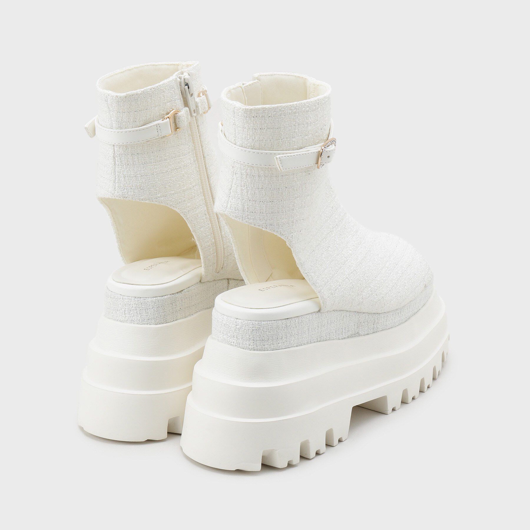 ESPERANZA「ボリューム厚底ブーツサンダル」|ショートブーツ|