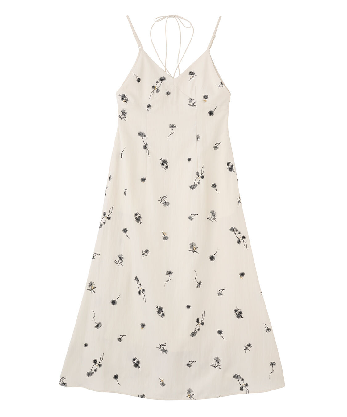 COCO DEAL「フラワー刺繍キャミワンピース」|ワンピース|