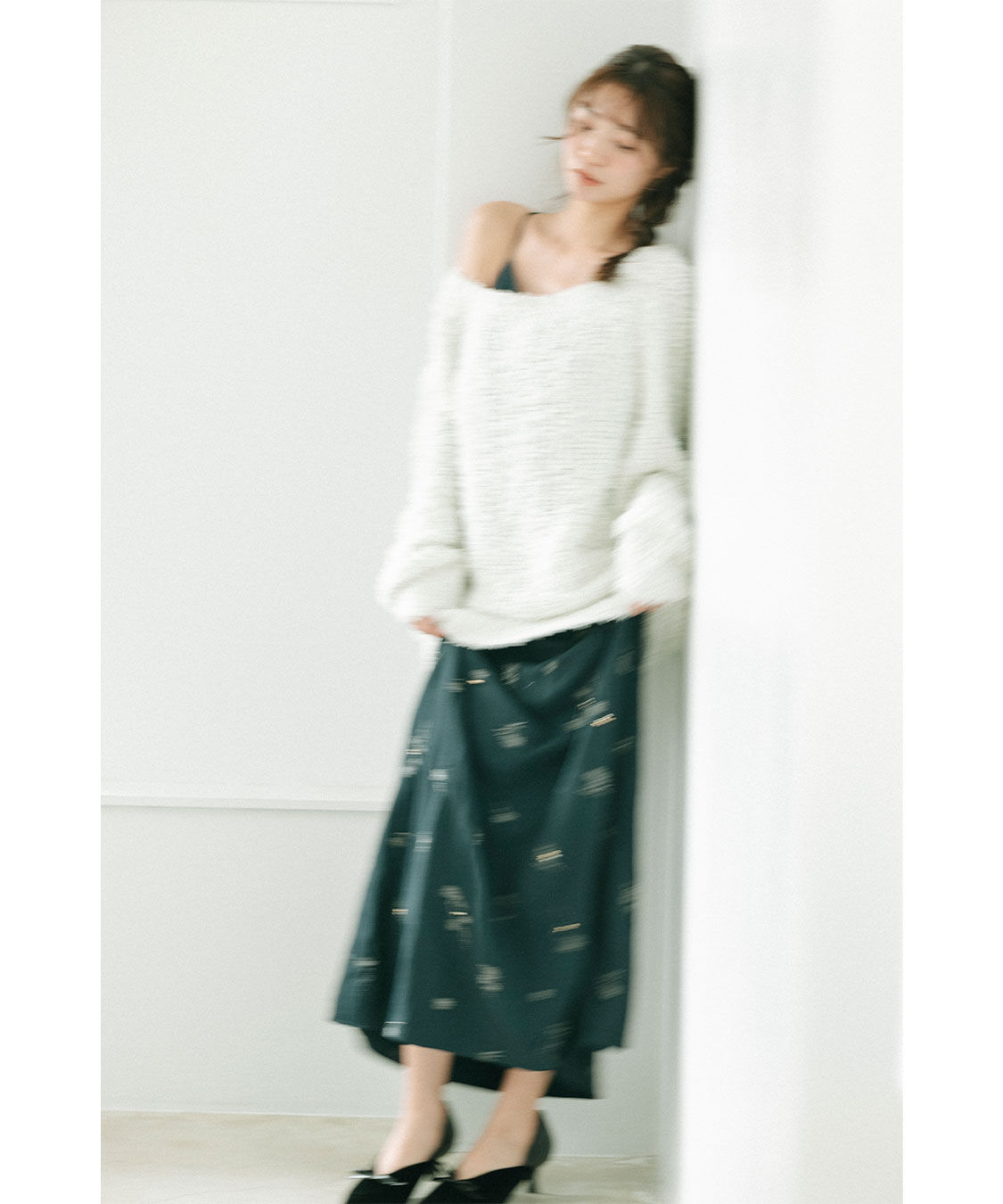 COCO DEAL「フラワー刺繍キャミワンピース」|ワンピース|