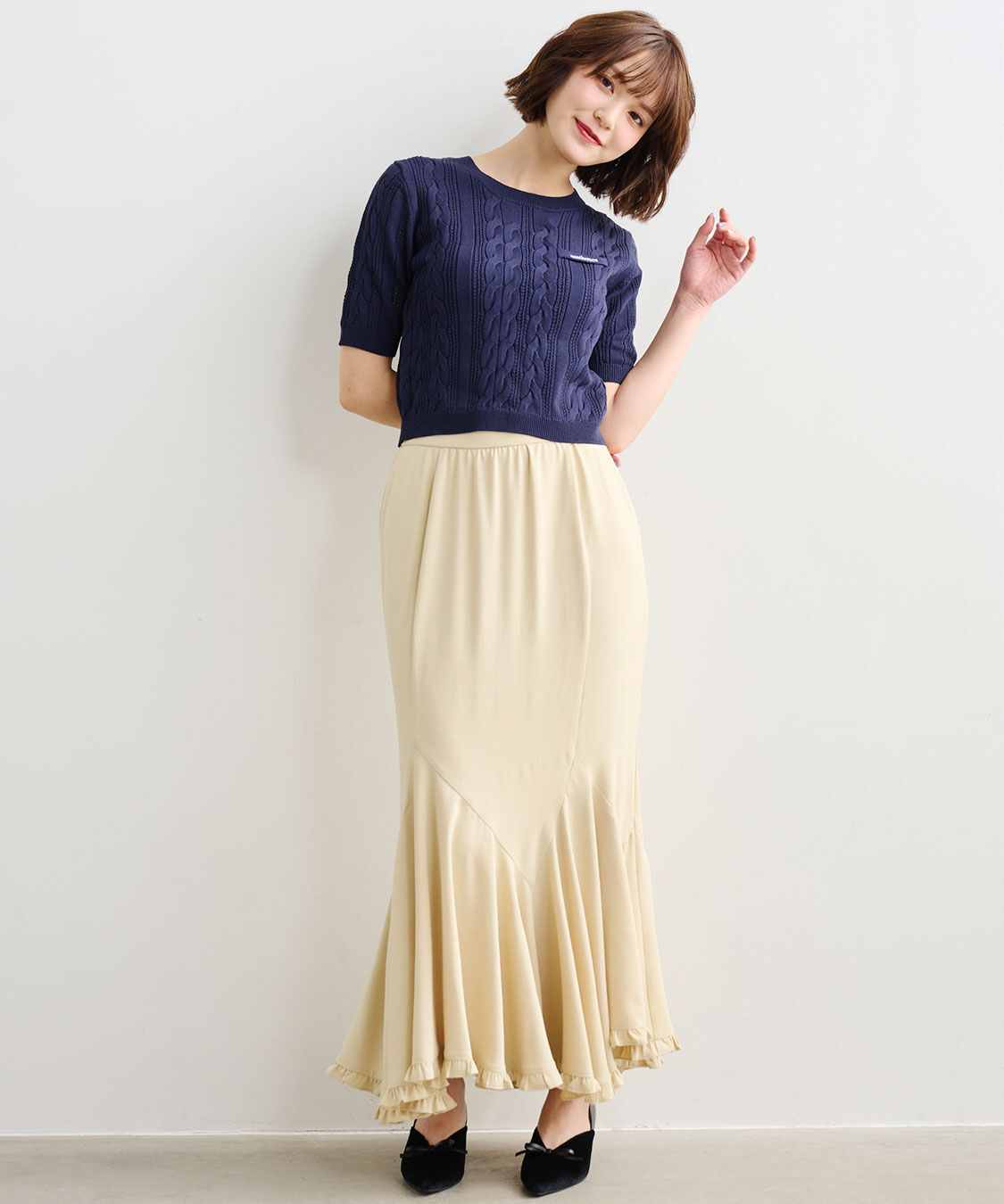 COCO DEAL「ヘムフリルマーメイドスカート」|スカート|