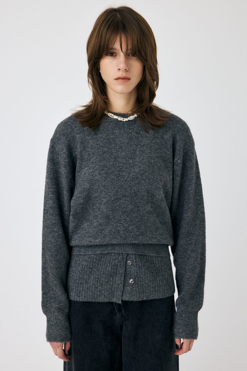 MOUSSY「MULTIWAY KNIT セットアップ」|ニット・セーター|