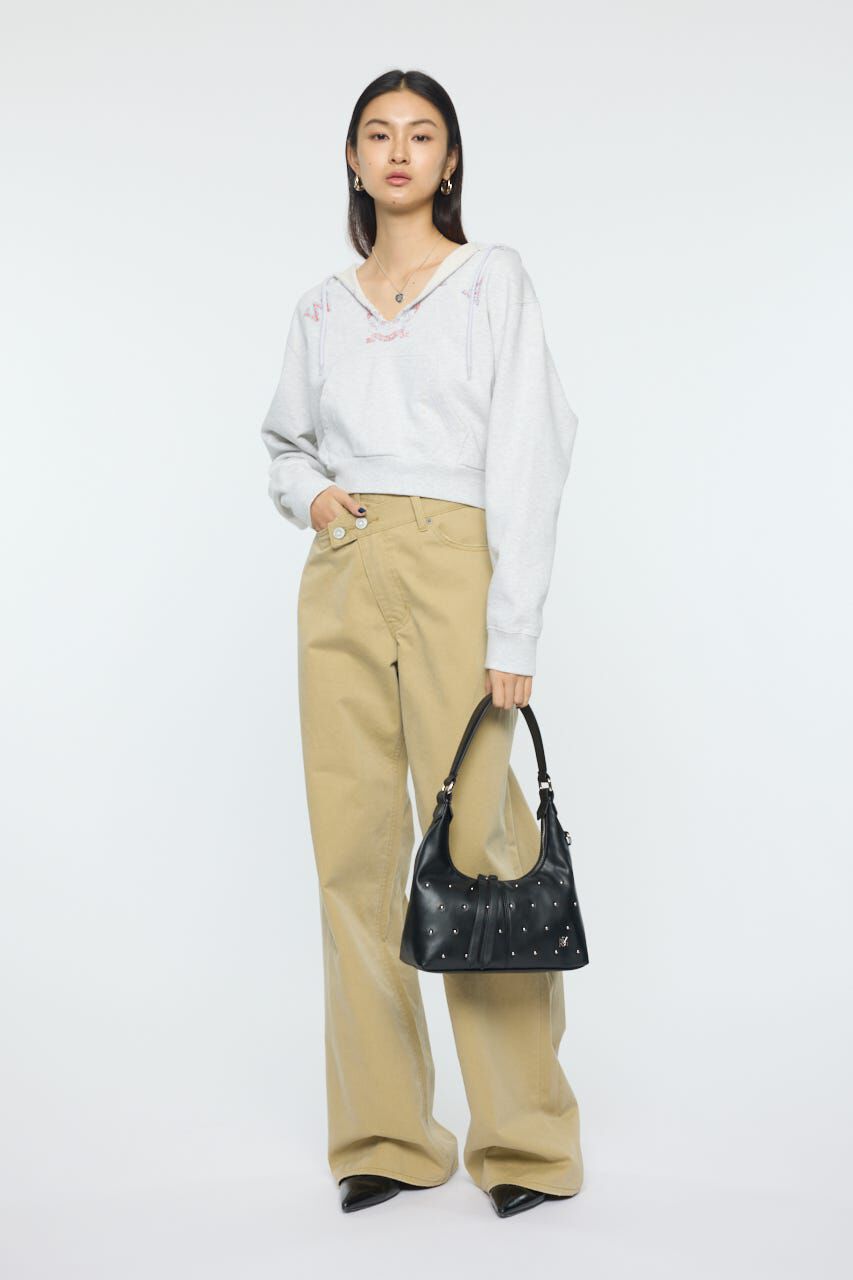 MOUSSY「RUGGED LOGO フーディー」|パーカー|