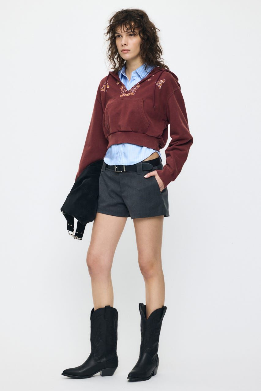 MOUSSY「RUGGED LOGO フーディー」|パーカー|