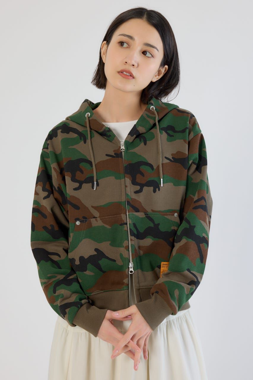 RODEO CROWNS「SHARE PATTERN W ジップパーカー」|パーカー|