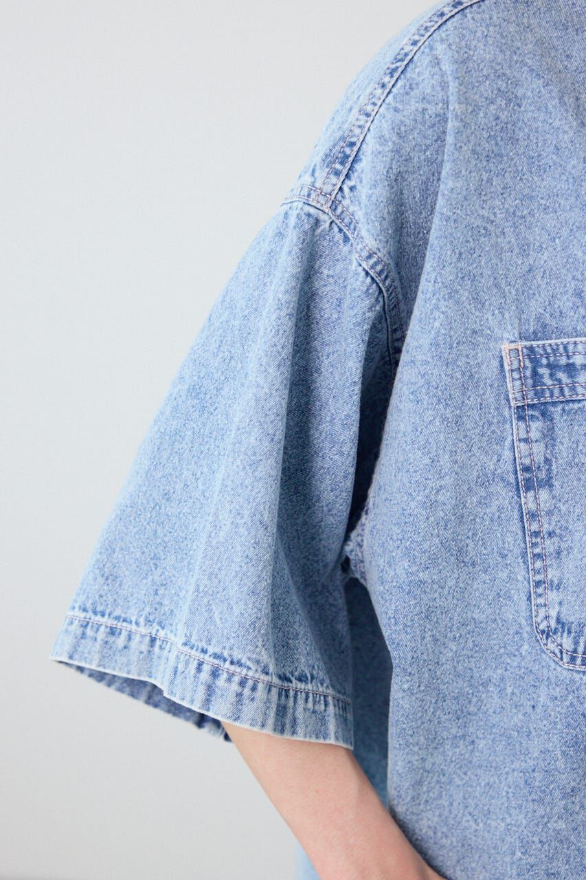 RODEO CROWNS「デニムワイドシャツ」|シャツ・ブラウス|