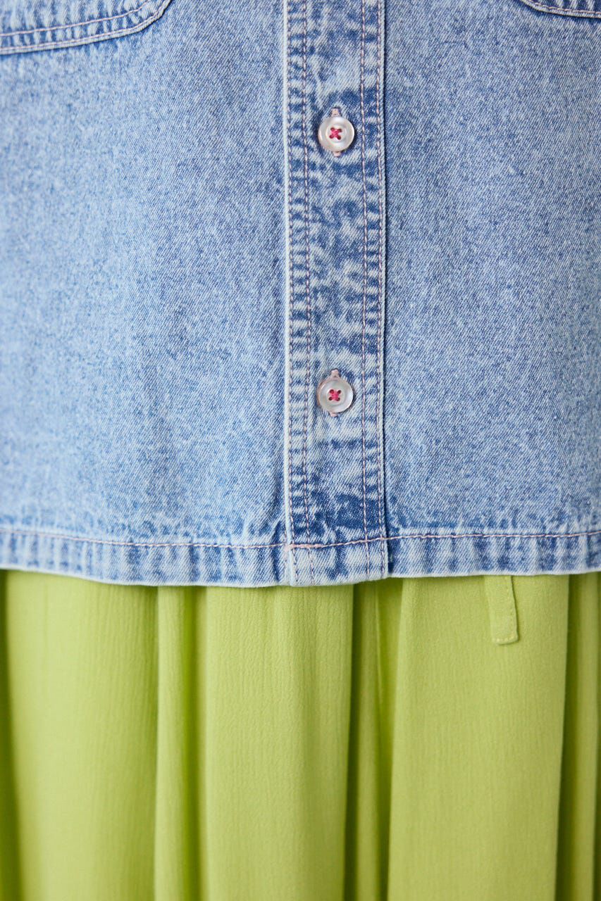 RODEO CROWNS「デニムワイドシャツ」|シャツ・ブラウス|