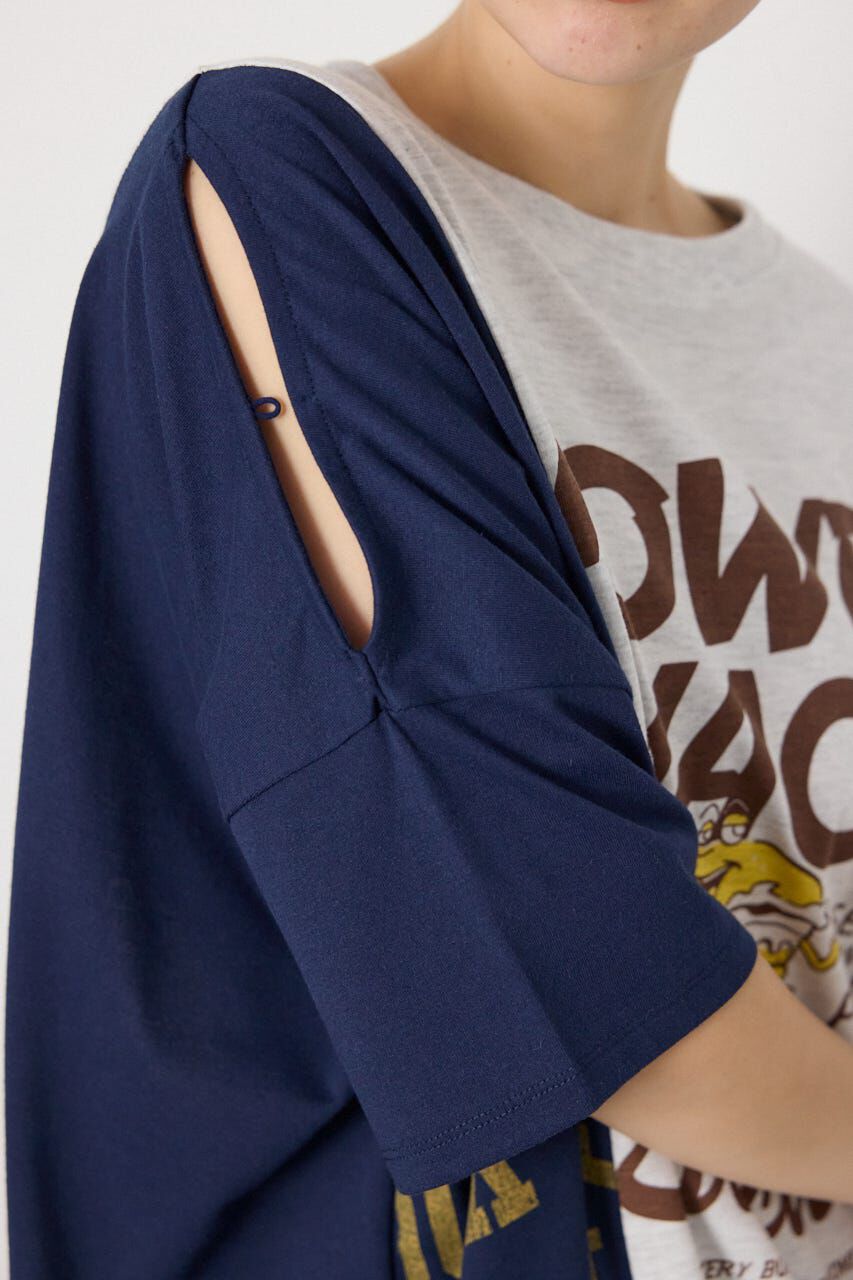 RODEO CROWNS「カスタムオープンショルダーTシャツ」|Tシャツ・カットソー|