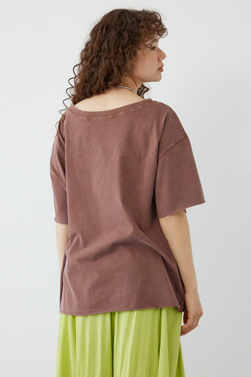 RODEO CROWNS「ピグメントルーズオフショルTシャツ」|Tシャツ・カットソー|