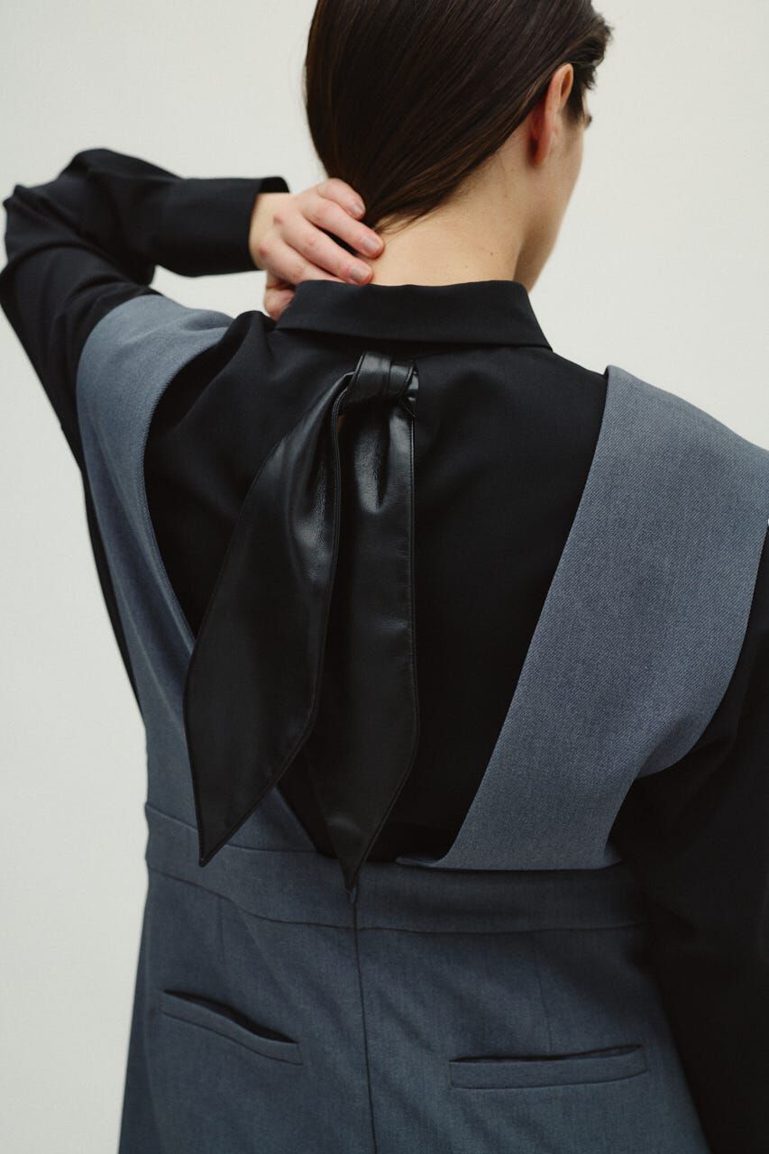 RIM.ARK 「Synthetic leather tie SH」|シャツ・ブラウス|