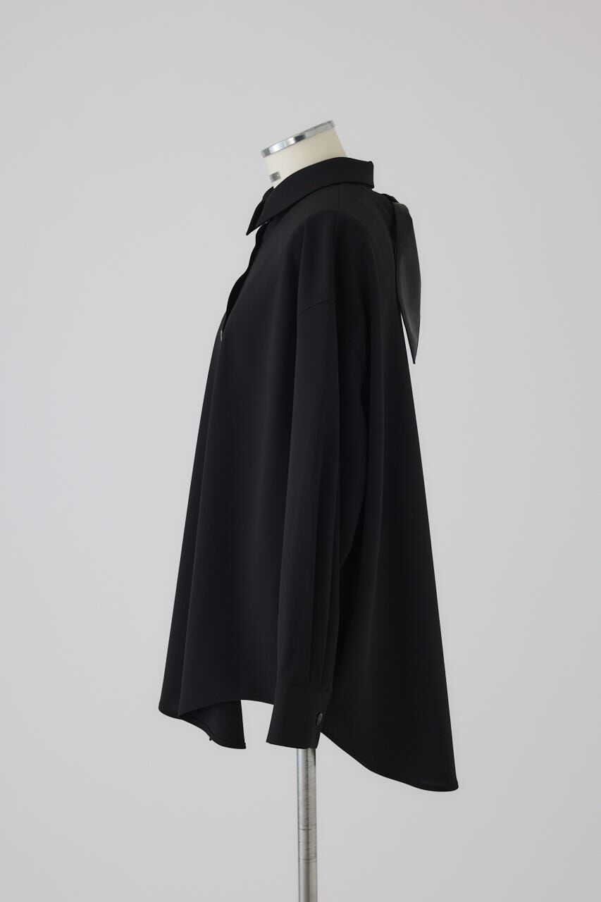 RIM.ARK 「Synthetic leather tie SH」|シャツ・ブラウス|