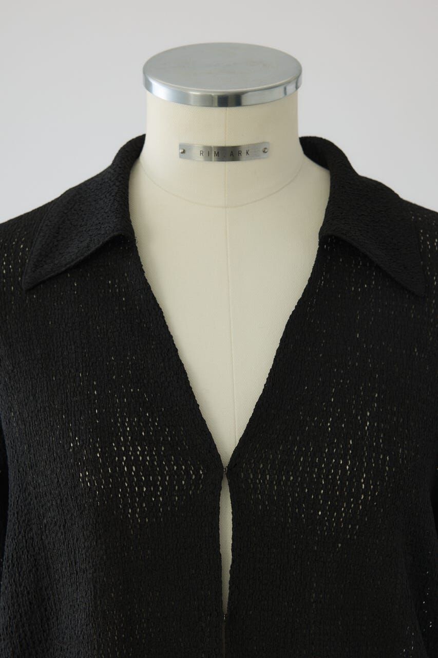 RIM.ARK 「Sheer lace hook tops」|シャツ・ブラウス|