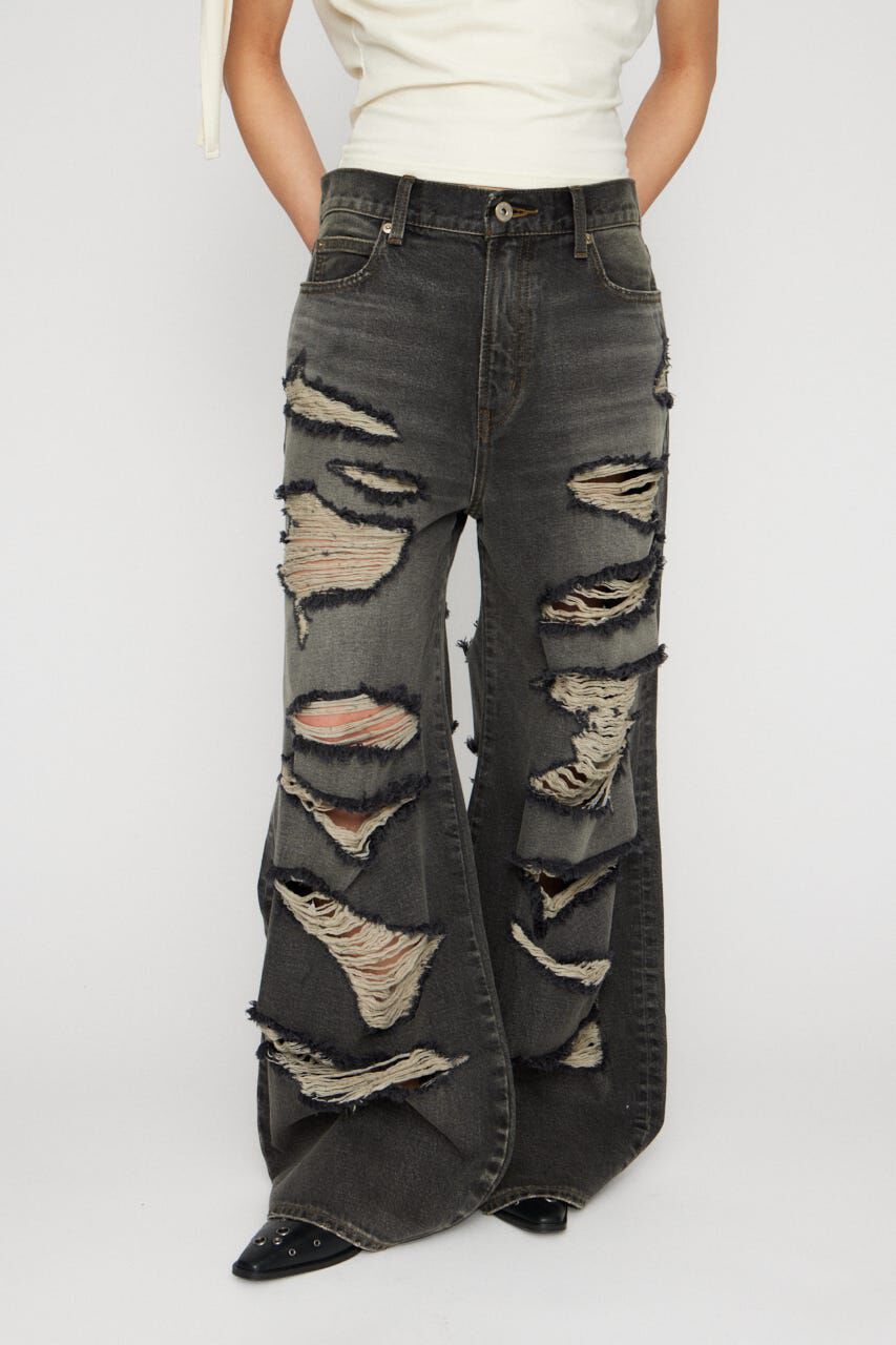 LAGUA GEM「MANY CRASH LOOSEY デニム」|デニム|