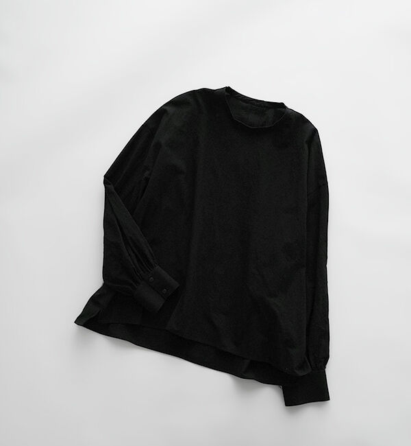 オオカミとフクロウ「フクロウと晴れた日の午後に&ldquo;ブラウス&rdquo;」|シャツ・ブラウス|ブラック