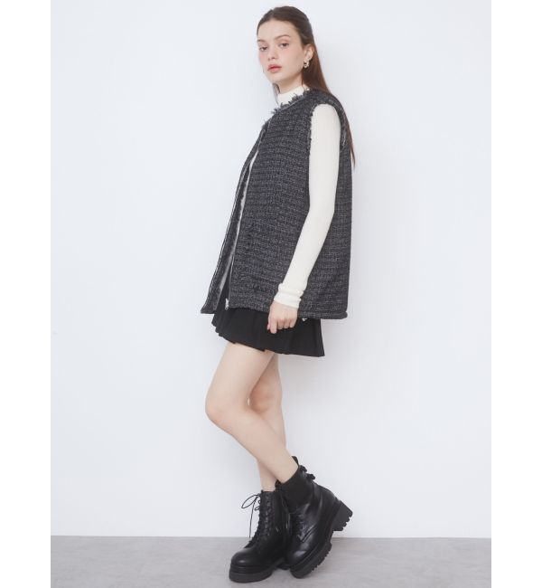 CALNAMUR「REVERSIBLE FUR VEST/リバーシブルファーベスト」|その他|