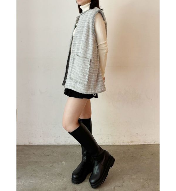 CALNAMUR「REVERSIBLE FUR VEST/リバーシブルファーベスト」|その他|