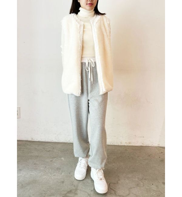 CALNAMUR「REVERSIBLE FUR VEST/リバーシブルファーベスト」|その他|