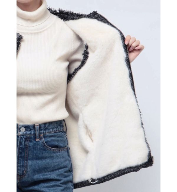 CALNAMUR「REVERSIBLE FUR VEST/リバーシブルファーベスト」|その他|