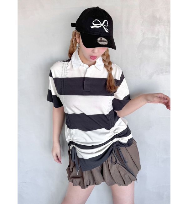 CALNAMUR「2WAY DRAWSTRING CUT OP/2WAYドロストカットワンピース」|ワンピース|