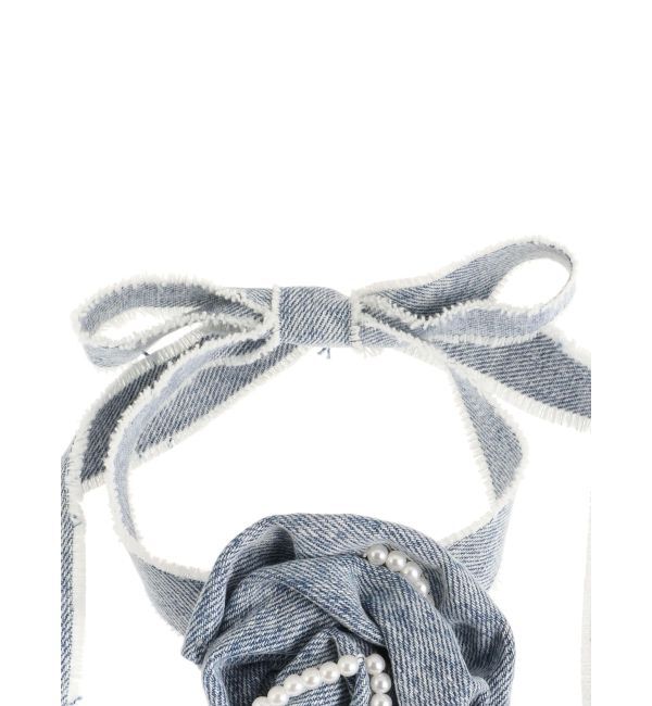 CALNAMUR「DENIM ROSE CHOKER」|その他|