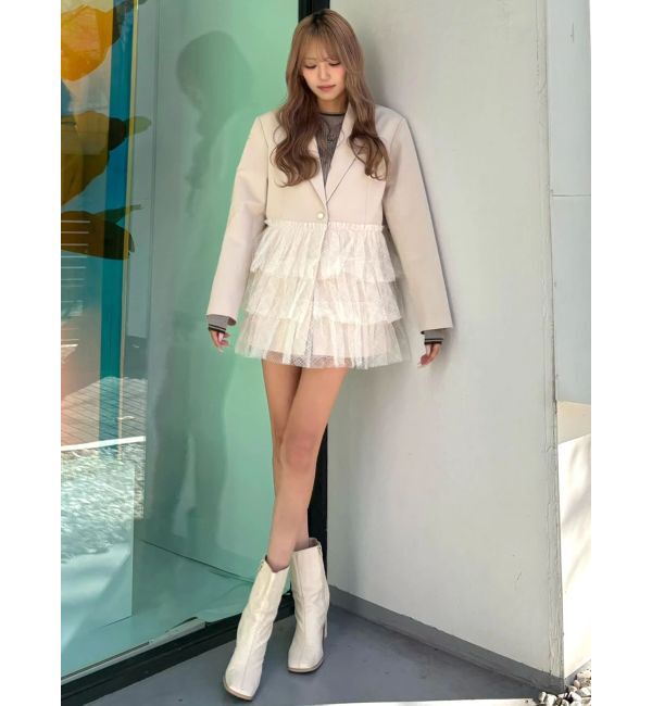 CALNAMUR「チュールティアードジャケット」|その他|