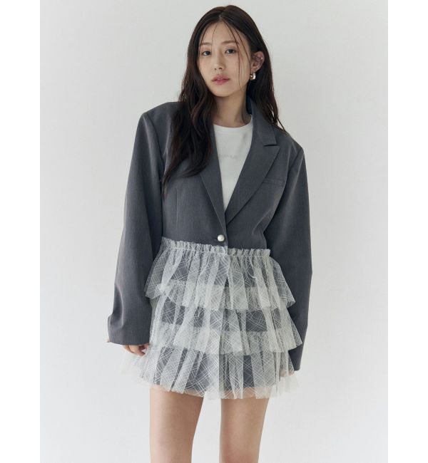 CALNAMUR「チュールティアードジャケット」|その他|