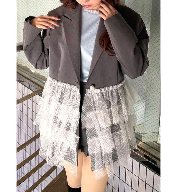 CALNAMUR「チュールティアードジャケット」|その他|