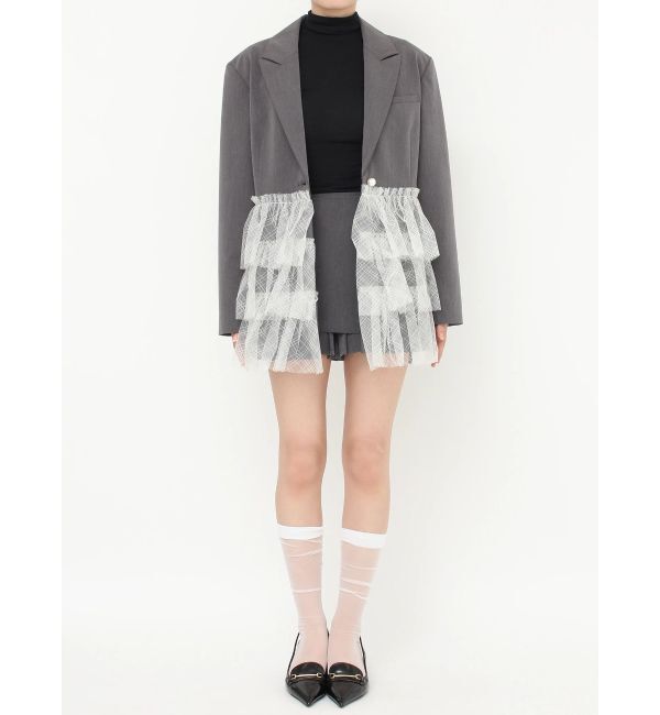 CALNAMUR「チュールティアードジャケット」|その他|