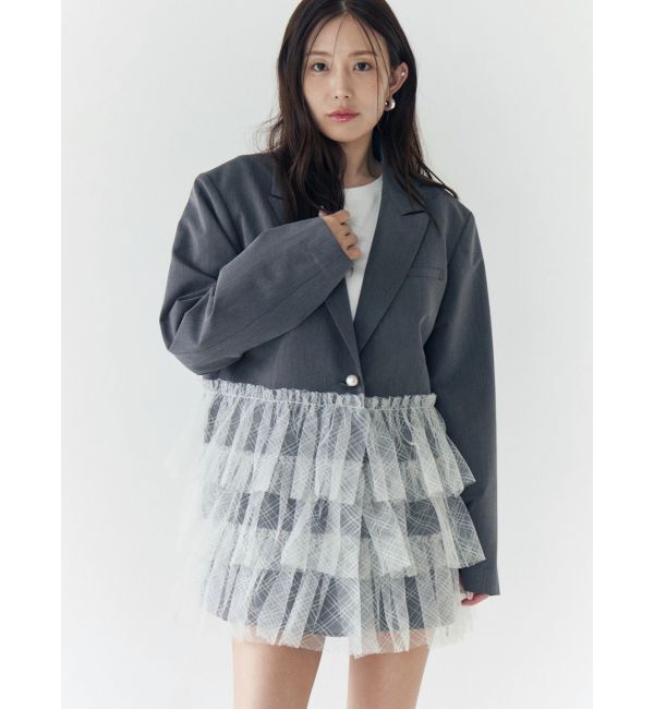 CALNAMUR「チュールティアードジャケット」|その他|