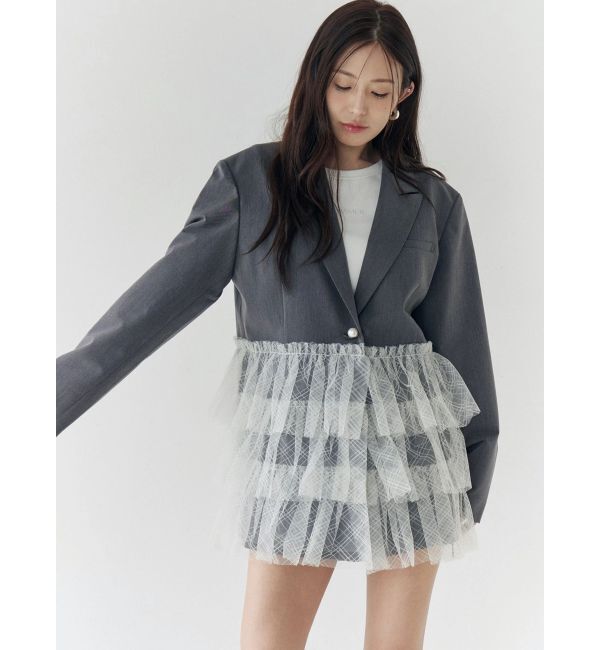 CALNAMUR「チュールティアードジャケット」|その他|