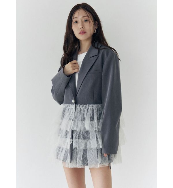CALNAMUR「チュールティアードジャケット」|その他|