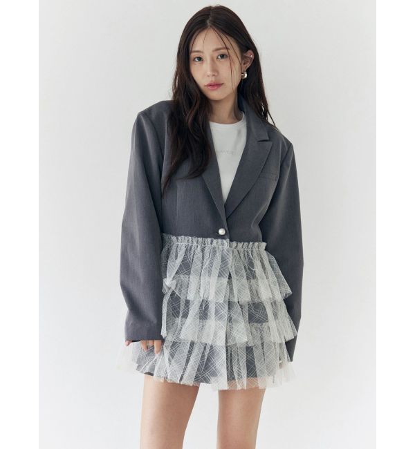 CALNAMUR「チュールティアードジャケット」|その他|