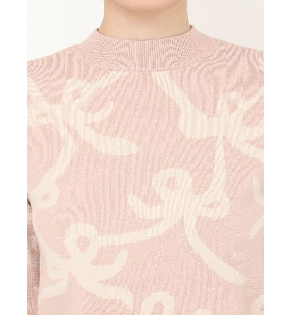 CALNAMUR「リボンパターンニット」|ニット・セーター|