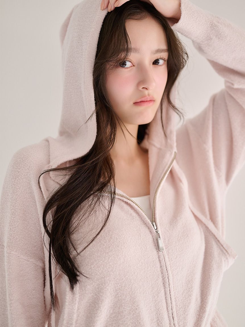 SNIDEL HOME「【接触冷感】【UVカット】ニットパーカー」|ルームウェア|