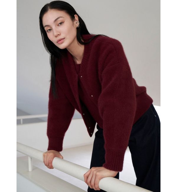 ELENDEEK「CN RACCOON MIX BZ」|カーディガン|