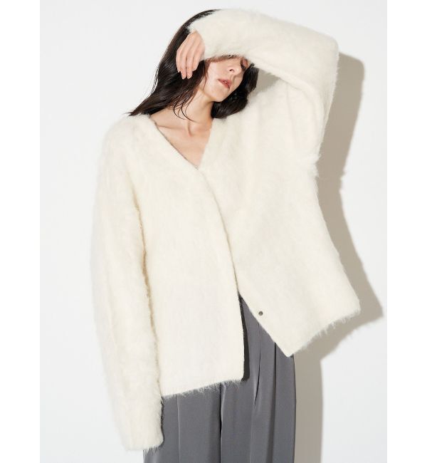 ELENDEEK「ALPACA SHAGGY KTCD」|カーディガン|