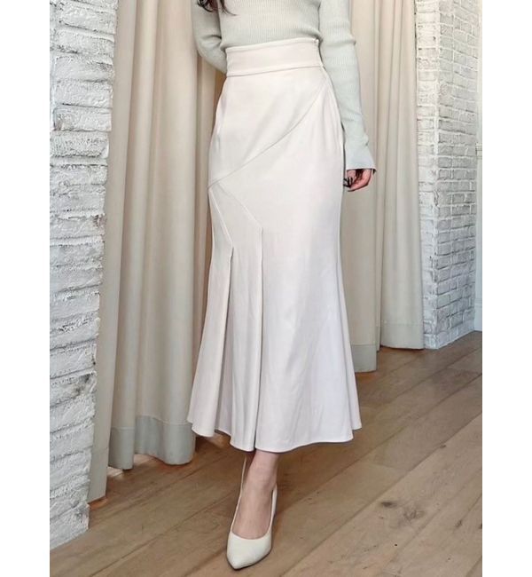 RESEXXY「タックマーメイドスカート」|スカート|アイボリー