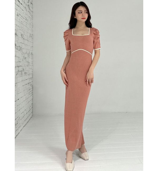 RESEXXY「バイカラータイトワンピース」|ワンピース|