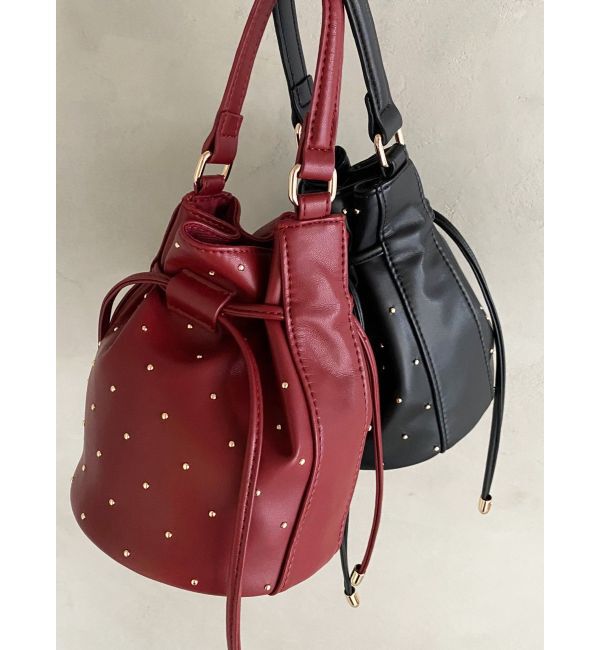 RESEXXY「スタッズコンパクトバッグ」|ハンドバッグ|