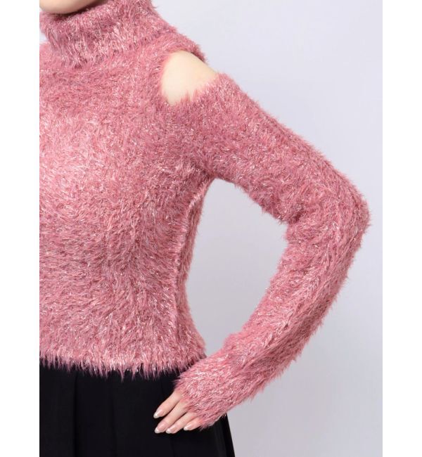 RESEXXY「ラメシャギータートルネックニットトップス」|ニット・セーター|